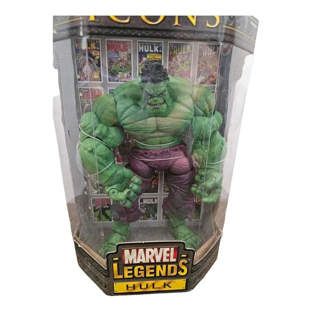 Marvel Legends Icons Green HULK- 12 Inch Action Figure- BOOK AND‎ BOX SEALED